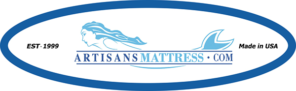 LOGO Artisans Custom Mattress is found at www.ArtisansMattress.com